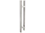 Kotarbau® Ferramenta Per Porte Esterne Maniglia Bifacciale Per Porte D'ingresso In Acciaio Inox Inox 45 Gradi 800X1000 Mm