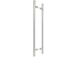 Kotarbau® Ferramenta Per Porte Esterne Maniglia Bifacciale Per Porte D'ingresso In Acciaio Inox A 45 Gradi 1000X1200 Mm