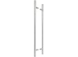 Kotarbau® Ferramenta Per Porte Esterne Maniglia Bifacciale Per Porte D'ingresso In Acciaio Inox A 45 Gradi 1300X1800 Mm