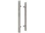 Kotarbau® Ferramenta Per Porte Esterne Maniglia Bifacciale Per Porte D'ingresso In Acciaio Inox Inox 90 Gradi 600X800 Mm