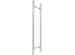 Kotarbau® Ferramenta Per Porte Esterne Maniglia Bifacciale Per Porte D'ingresso In Acciaio Inox A 45 Gradi 1200X1600 Mm