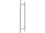 Kotarbau® Ferramenta Per Porte Esterne Maniglia Bifacciale Per Porte D'ingresso In Acciaio Inox A 90 Gradi 800X1000 Mm