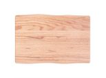 Piano Del Tavolo 60X40X(2-4) Cm In Legno Massiccio Trattato Bordo Albero