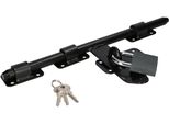 Kotarbau® Catenaccio Per Porta Con Lucchetto Catenaccio Per Porta Catenaccio Per Porta Garage Catenaccio A Pressione 340 Mm Nero
