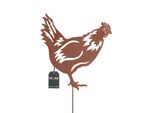 Kotarbau® Decorazione Da Giardino Figure Di Ruggine 48Cm Gallina Decorazione Natalizia Da Giardino Ecorost Spina Da Giardino Figure Natalizie Da Giardino E Statue Da Giardino Spina Di Ruggine Decorazione Da Giardino Per Esterni In Acciaio Inox
