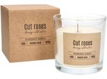 Kotarbau® Candela Profumata In Vetro Con Stoppino In Legno Regali Profumati Con Rose Tagliate Piacevolmente Candele Decorative Per L'aromaterapia