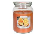 Kotarbau® Candela Profumata Grande In Vetro Con Coperchio Arancione Idea Regalo Aromaterapia Candele Decorative Tempo Di Combustione Fino A 100 Ore