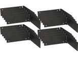 Kotarbau® Set Di 25 Cerniere Per Porte Cerniera Per Casse Cerniera Per Mobili 300X50 Mm Laminato Nero