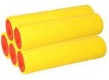 Kotarbau® Set Di 5 Rulli Di Ricambio Per Rulli Pressori In Gomma Per Carta Da Parati 240 Mm X 55 Mm