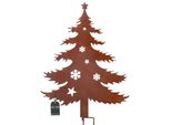 Kotarbau® Decorazione Da Giardino Figure Di Ruggine 85Cm Abete Decorazione Natalizia Giardino Ecorost Spine Da Giardino Figure Da Giardino Natalizie E Statue Da Giardino Spine Di Ruggine Decorazione Da Giardino Per Esterni Abete Di Ruggine