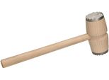 Kotarbau® Mazza Da Carne In Legno Mazza Da Carne Mazza Da Carne A Doppia Faccia Con Estremità In Metallo