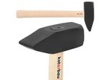 Martello Kotarbau® 2 Kg Con Gambo In Legno Martello In Acciaio 400 Mm Martello Da Ingegnere Strumento