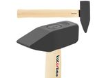 Martello Kotarbau® 1,5 Kg Con Gambo In Legno Martello In Acciaio 320 Mm Martello Da Fabbro Martello Da Slitta Martello Da Ingegnere Strumento