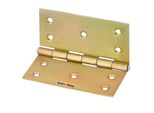 Kotarbau® Cerniere Per Porte 100 Mm X 100 Mm Laminato Giallo Zincato Cerniere Angolari Cerniera Per Mobili Cerniera Per Porte Cerniera Per Scatole Cerniera A 2 Ante Cerniere Per Scrigni Cerniere Per Mobili