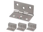 Kotarbau® Set Di 12 Cerniere Per Mobili 40 Mm Cerniera Per Mobili Cerniera Per Armadi Cerniere Laminate In Nichel Cerniere Per Piano Cerniera Connettore Cassa Cerniere Cassette Degli Attrezzi