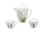 Set 5 Pezzi Lavanda (Teiera Da 1600 Ml, Lattiera Da 150 Ml, Zuccheriera Da 150 Ml)