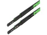 Kotarbau® Guide Per Cassetti 350 Mm Guide Per Cassetti Push To Open In Acciaio Nero Per Estrazione Pesante Sistema Di Guide Per Cassetti Guide Estraibili Guide Di Scorrimento