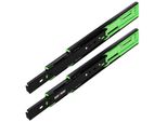 Kotarbau® Guide Per Cassetti 250 Mm Guide Per Cassetti Push To Open In Acciaio Nero Per Estrazione Pesante Sistema Di Guide Per Cassetti Guide Estraibili Guide Di Scorrimento