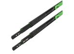 Kotarbau® Guide Per Cassetti 500 Mm Guide Per Cassetti Push To Open In Acciaio Nero Per Estrazione Pesante Sistema Di Guide Per Cassetti Guide Per Cassetti Guide Di Scorrimento