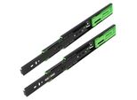 Kotarbau® Guide Per Cassetti 300 Mm Guide Per Cassetti Push To Open In Acciaio Nero Per Estrazione Pesante Sistema Di Guide Per Cassetti Sistema Di Guide Per Cassetti