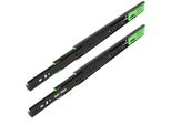 Kotarbau® Guide Per Cassetti 450 Mm Guide Per Cassetti Push To Open In Acciaio Nero Sistema Di Guide Per Cassetti Ad Alta Resistenza Guide Estraibili Guide Di Scorrimento