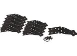 Kotarbau® Set Di 10 Cerniere Per Casse 160 X 35 Mm Cerniera Per Casse Cerniera Per Tavoli Cerniera Per Mobili Cerniera Per Mobili Cerniera Per Casse Cerniera Per Ante Cerniera Verniciata A Polvere Nera