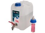 Kotarbau® Tanica D'acqua Con Rubinetto Serbatoio D'acqua Da 10 L Con Dispenser Di Sapone Serbatoio D'acqua Bianca Con Dispenser A Pompa Tanica D'acqua Potabile Tanica Di Plastica Contenitore D'acqua Campeggio Cantiere