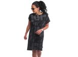 Yakuza - Vestito Con Maglietta Urbana Con Marchio Da Donna, Nero, Xs