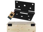 Kotarbau® Cerniere Pieghevoli 90 X 95 Mm In Acciaio Verniciato A Polvere Cerniere Per Ante Di Armadi Cerniera Per Pianoforte Cerniera Per Porte Cerniera Per Ante Di Armadi Cerniera Per Mobili Cerniera Per Finestre Cerniera Per Casse