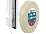 Kotarbau® 2 Pezzi Nastro Sigillante In Schiuma 5X9 Mm X 3M Sottile PU1 Nastro Sigillante Per Finestre Nastro Sigillante Autoadesivo Per Porte Nastro Sigillante Autoadesivo Per Finestre Nastro Sigillante Autoadesivo Bianco Per Finestre Nastro Sigillante