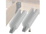 Kotarbau® Set Di 25 Ganci Per Travi 50 X 105 Mm Ganci Per Travi In Acciaio Zincato Ganci Per Travi Connettori Per Travi Pesanti Connettori Per Travi In Legno Travi In Legno
