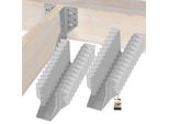 Kotarbau® Set Di 25 Ganci Per Travi 60 X 100 Mm Ganci Per Travi In Acciaio Zincato Ganci Per Travi Connettori Per Travi Pesanti Connettori Per Travi In Legno Travi In Legno