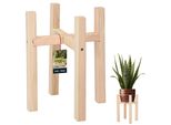 Kotarbau® Portafiori In Legno Croce Naturale 23 X 23 X 30 Cm Porta Piante In Legno Porta Fiori Porta Piante Porta Vasi Da Fiori Per Interni Porta Vasi Da Fiori Scaffale Porta Vasi Da Fiori Legno