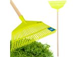 Kotarbau® Rastrello Per Foglie In Plastica Con Manico Verde Celeste 230 X 425 Mm Rastrello A Ventaglio Rastrello Per Foglie In Plastica Rastrello Per Foglie Grande Rastrello Per Giardino Rastrello Per Prato Rastrello Per Giardino Largo Rastrello Per Giardino Rastrello In Plastica