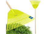 Kotarbau® Rastrello Per Foglie In Plastica Con Manico Verde Celeste 300 X 450 Mm Rastrello A Ventaglio Rastrello Per Foglie In Plastica Rastrello Per Foglie Grande Rastrello Per Giardino Rastrello Per Prato Rastrello Largo Rastrello Per Giardino Rastrello In Plastica
