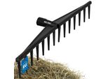 Kotarbau® Rastrello Per Foglie In Plastica Senza Manico 14 Denti L: 59 Cm Nero Rastrello Per Fieno Rastrello Per Prato Largo Rastrello Per Prato Da Giardino Rastrello Per Erba Rastrello Per Foglie In Plastica - Rastrello Per Foglie