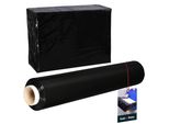 Kotarbau® Film Avvolgente Film Estensibile 2,6 Kg | L 350 M L 50 Cm | Film Estensibile Nero Rotolo Di Film Da Imballaggio Film Mobile Per Mobili Film Avvolgente Film Estensibile