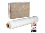 Kotarbau® Film Da Imballaggio Film Estensibile 2,6 Kg | L 350 M L 50 Cm | Rotolo Di Film Estensibile Trasparente Film Da Imballaggio Trasparente Film Mobile Per Mobili Film Da Imballaggio Film Estensibile