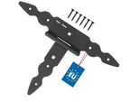 Kotarbau® Cerniere A T Nere L: 150 Mm Cerniere A Croce In Acciaio Verniciato A Polvere Cerniera Per Cancello Da Giardino Cerniera Per Porta In Legno Cerniera Per Persiana Nera Cerniere Per Cancello Cerniere Per Porte Pesanti Ferramenta Per Cancello Da Giardino Cerniera Per Cancello Da Giardino