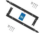 Kotarbau® Set Di 2 Cerniere Per Persiane Nero 500 Mm Cerniere A Croce In Acciaio Verniciato A Polvere Cerniera Per Porta In Legno Cerniera Per Finestra Cerniera Per Porta In Legno Cerniere Per Porte Pesanti Cerniera Angolare Cerniera Per Porta Cerniera Per Persiana Con Supporto