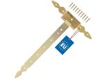Kotarbau® Cerniere A T Oro L: 400 Mm Cerniere A Croce In Acciaio Zincato Cerniera Per Cancello Da Giardino Cerniera Per Porta In Legno Cerniera Per Persiana Cerniere Per Cancelli Cerniere Per Porte Pesanti Ferramenta Per Cancelli Da Giardino Cerniere Per Cancelli Pesanti