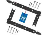 Kotarbau® Set Di 2 Cerniere Per Persiane Nero 300 Mm Cerniere A Croce In Acciaio Verniciato A Polvere Cerniera Per Porta In Legno Cerniera Per Finestra Cerniera Per Porta In Legno Cerniere Per Porte Pesanti Cerniera Angolare Cerniera Per Porta Cerniera Per Persiana Con Supporto