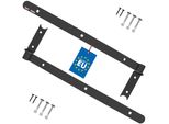 Kotarbau® Set Di 2 Cerniere Per Persiane Nero 500 Mm Cerniere A Croce In Acciaio Verniciato A Polvere Cerniera Per Porta In Legno Cerniera Per Finestra Cerniera Per Porta In Legno Cerniere Per Porte Pesanti Cerniera Angolare Cerniera Per Porta Cerniera Per Persiana Con Supporto