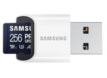 SAMSUNG MicroSDXC-Speicherkarte PRO Ultimate (2023) 256GB inkl. USB-Kartenleser