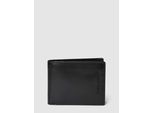 Portemonnaie mit Label-Details Modell 'Romano'