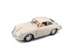 Bburago 18-22079 - Modellino Di Auto - Porsche 356B Coupé 1961 (Avorio, Scala 1:24)