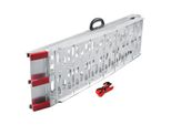 Rampa Wiltec 226 Cm 340 Kg Per Moto Atv Quad, Rampa Pieghevole In Alluminio, Rampa Di Carico Antiscivolo