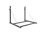 Portagomme Wiltec - 1370 X 730 X 705 Mm, Larghezza Regolabile - Per 4 Pneumatici - Fino A 130 Kg - In Acciaio - Per Il Montaggio A Parete Per Riporre Gli Pneumatici - Portagomme Ad Albero Per Cerchioni Portagomme