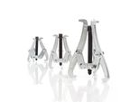 Estrattore A Griffe Wiltec 75 / 100 / 150 Mm, Set Di Estrattori Per Cuscinetti 3X Professionali Come Estrattore Interno-Esterno, Per Cuscinetti, Ruota Dentata, Puleggia