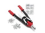 Pinze Per Rivettare Cieche Wiltec 150 Pezzi Con 5 Naselli 3,2-6,4 Mm, Set Di Pinze Per Rivettare Con Manici Antiscivolo, Set Per Rivettare Cieche, Pinze Per Rivettare